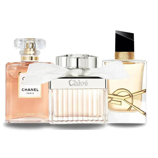 Kit Coco Mademoiselle di Chanel, Signature di Chloé e Libre di Yves Saint Laurent
