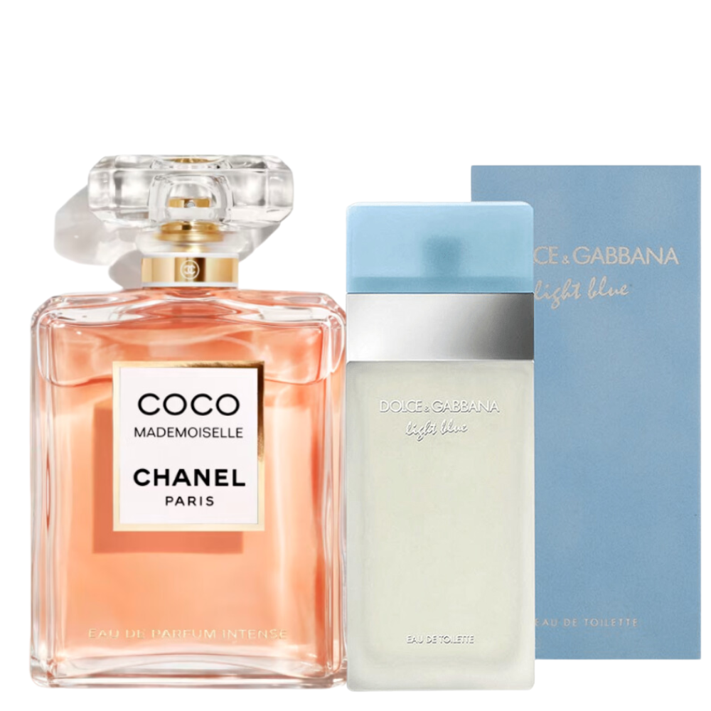 Kit Coco Mademoiselle diChanel + Light Blue – Dolce & Gabbana